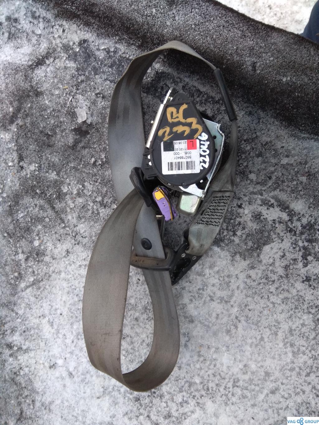 ремень безопасности Audi A4 B7 2006, 2.0 л., бензин, седан, 8E0857705F, . - фото №1