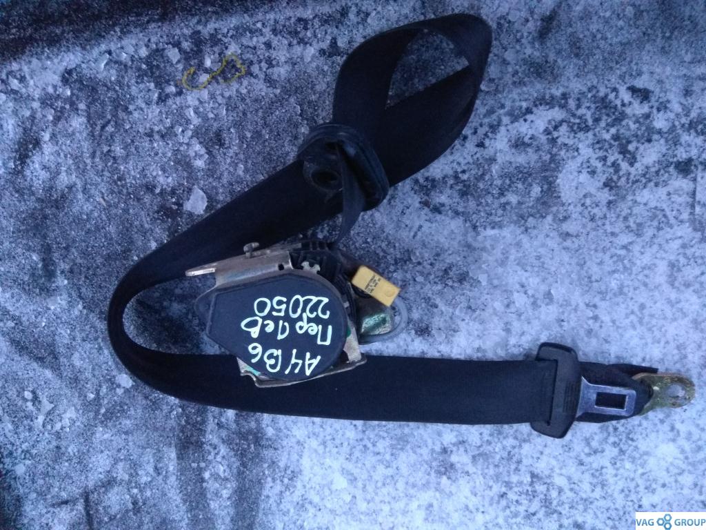 ремень безопасности Audi A4 B6 2000, 1.8 л., бензин, седан, 8D0857705D, . - фото №1