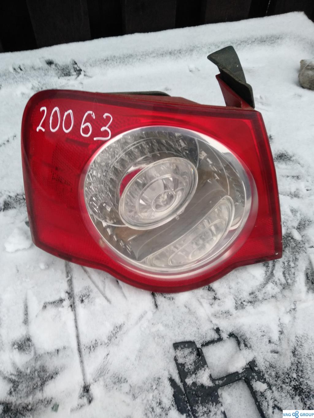 фонарь задний левый Volkswagen Passat B6 2006, 2.0 л., бензин, седан, 3C5945095J, 3C5945095D - фото №1