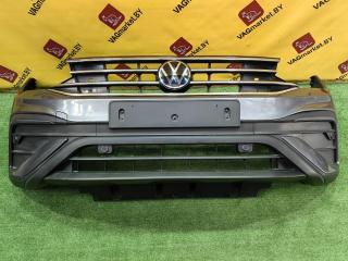бампер передний Volkswagen Tiguan 2 поколение [рестайлинг] 2022, 2.0 л., бензин, 5NN807217AM, 5NN805903K, 5NN853651S