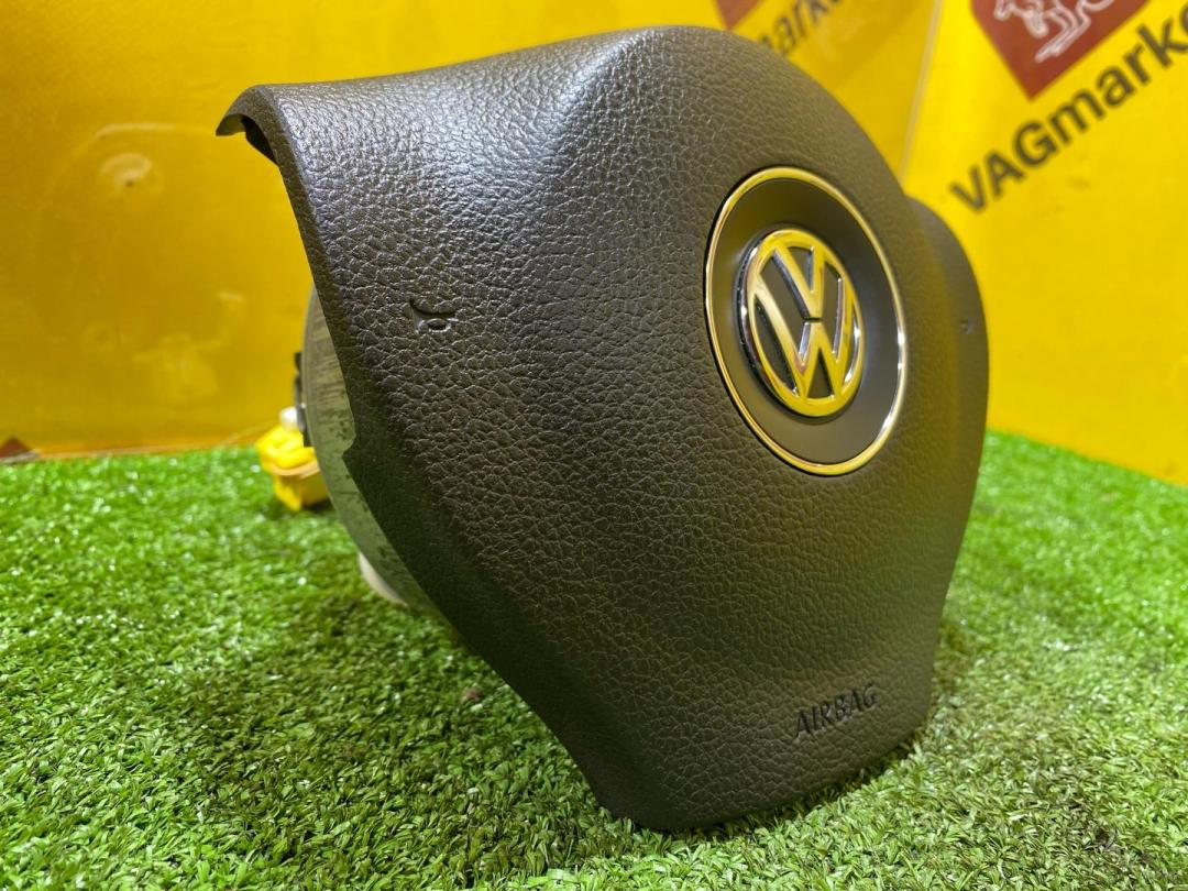 подушка безопасности водителя Volkswagen Amarok 1 поколение 2H 2012, 2.0 л., дизель, 2H0880201G, 2H0880201F - фото №1