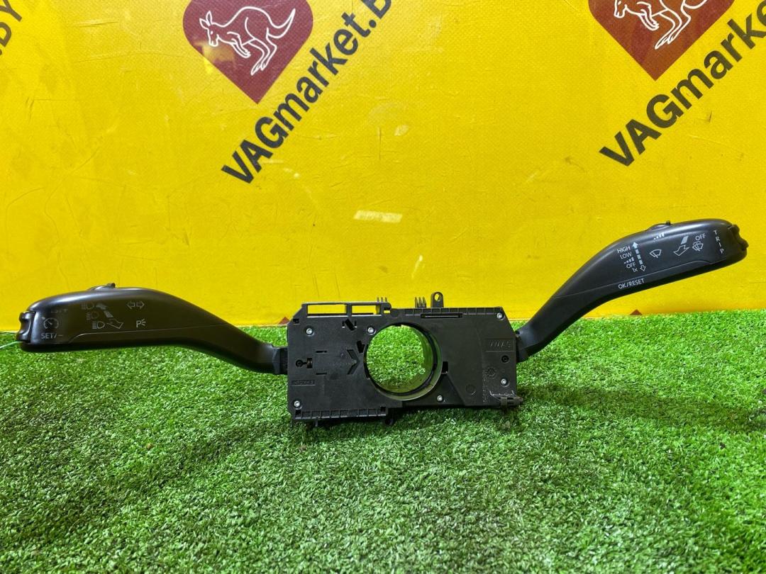 переключатель подрулевой (стрекоза) Volkswagen Amarok 1 поколение 2H 2012, 2.0 л., дизель, 6Q0953513AM - фото №1