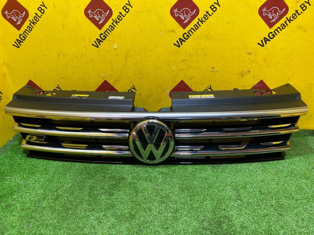решетка радиатора Volkswagen Tiguan 2 поколение 2020, 2.0 л., бензин, 5NA853651K - фото №1